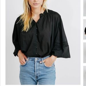 Mirth beirut blouse in black, Large